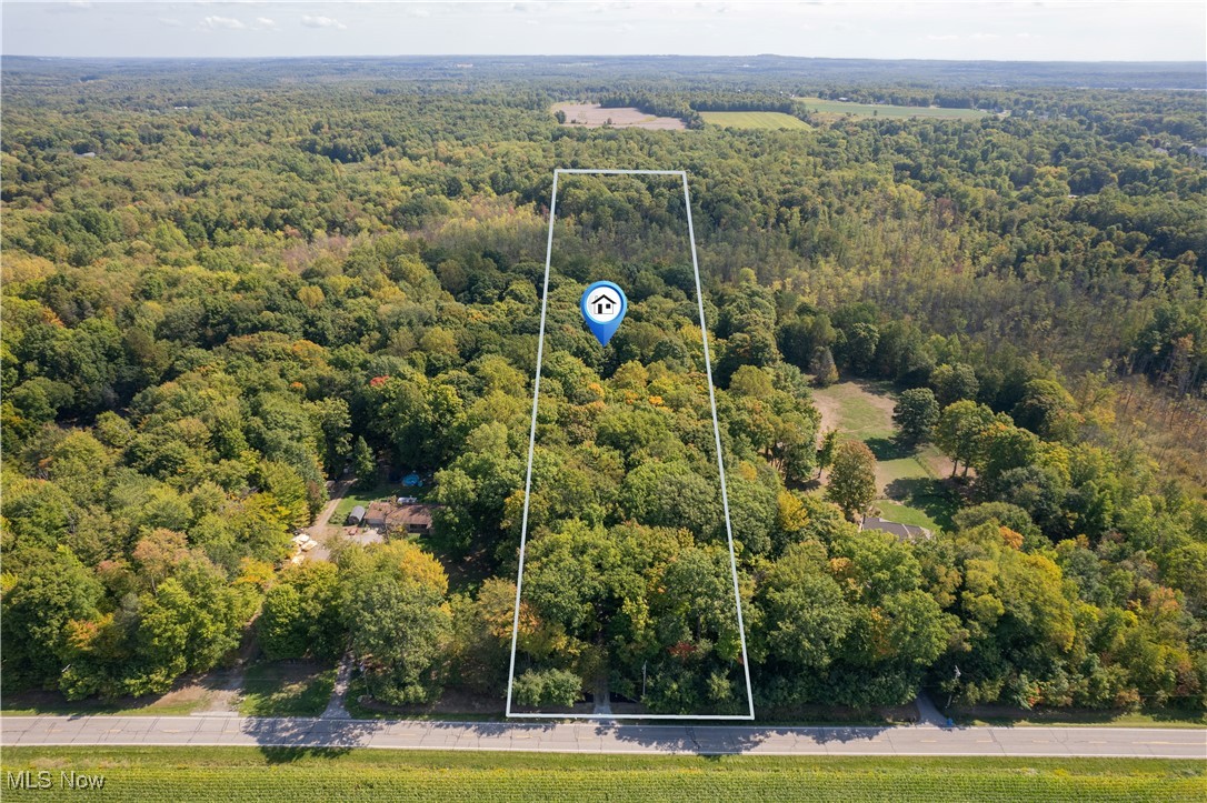 16535 Messenger Road Chagrin Falls, OH 44023 - Photo 6 of 37 Birds eye view of property on 5 wooded acres