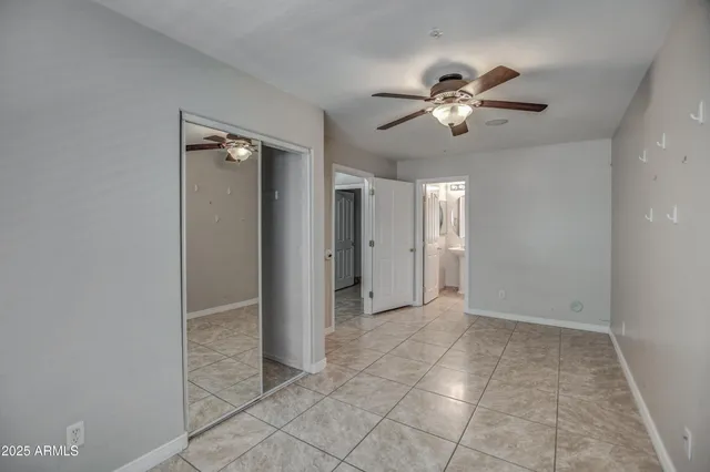 a view of an empty room