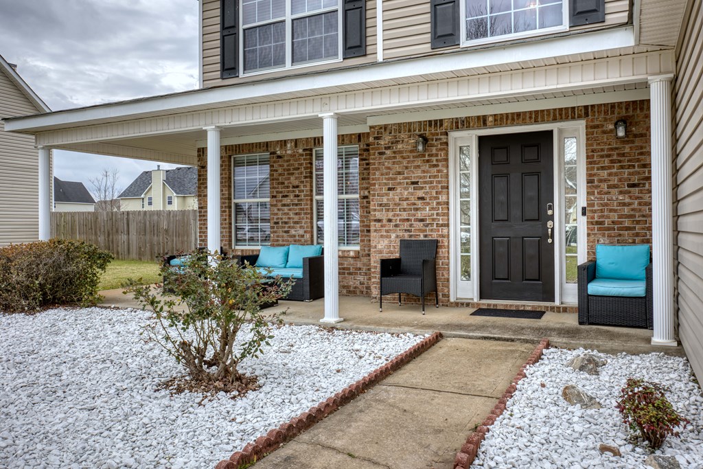 43 Ottawa Trail Fort Mitchell, AL 36856 - Photo 6 of 57 a front view of a house with garden