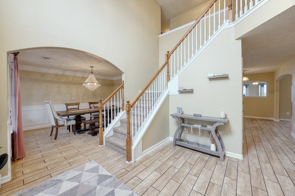43 Ottawa Trail Fort Mitchell, AL 36856 - Photo 7 of 57 a view of entryway and hall with wooden floor