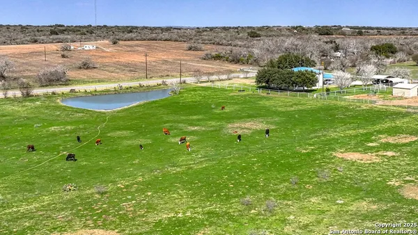 a view of a lake with a ocean view