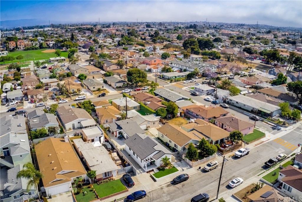 4566 166th Street Lawndale, CA 90260 - Photo 60 of 64 an aerial view of a city with lots of residential buildings