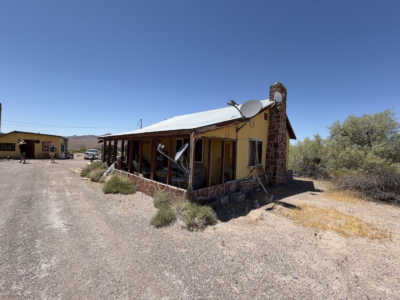 481 Downey Road Tecopa, CA 92389 - Photo 1 of 7 a view of a house covered in snow