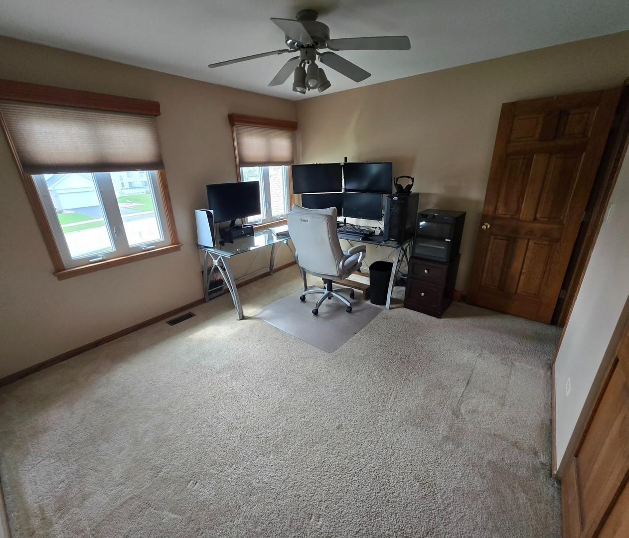 8141 Old Mill Road Frankfort, IL 60423 - Photo 31 of 39 a view of a workspace with furniture and a window