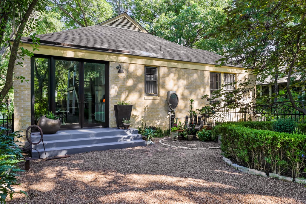 3812 Duval Street Austin, TX 78751 - Photo 22 of 22 a front view of house with a garden