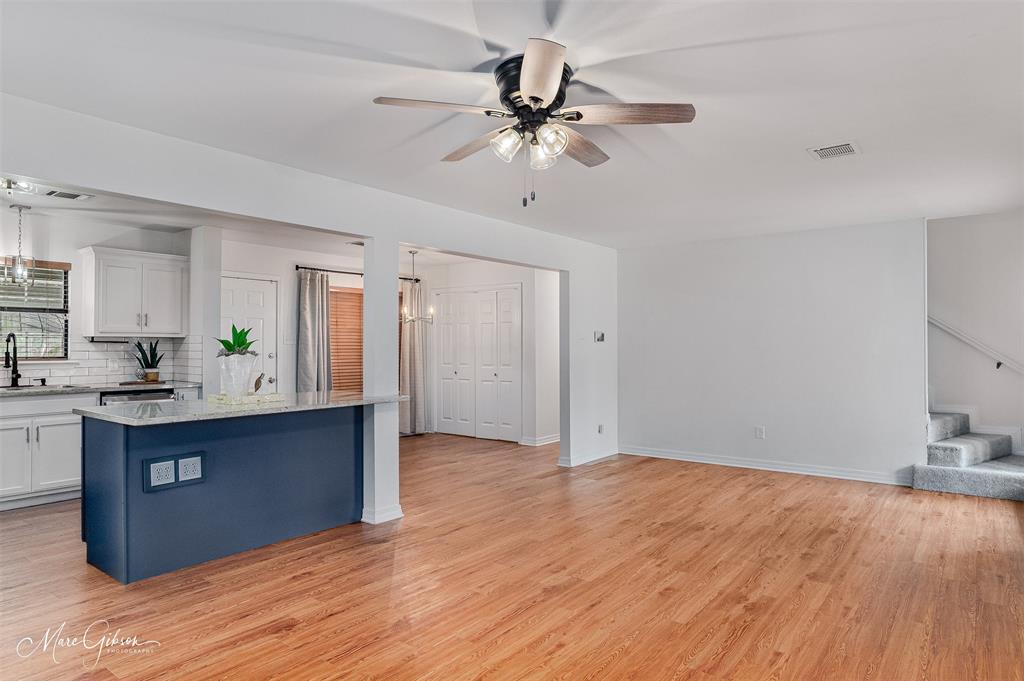 1140 Linton Road Benton, LA 71006 - Photo 7 of 39 a view of kitchen with sink and wooden floor