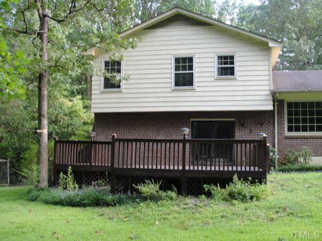301 East Cornwall Road Cary, NC 27511 - Photo 4 of 25 Large deck. Sliding door to the family room.