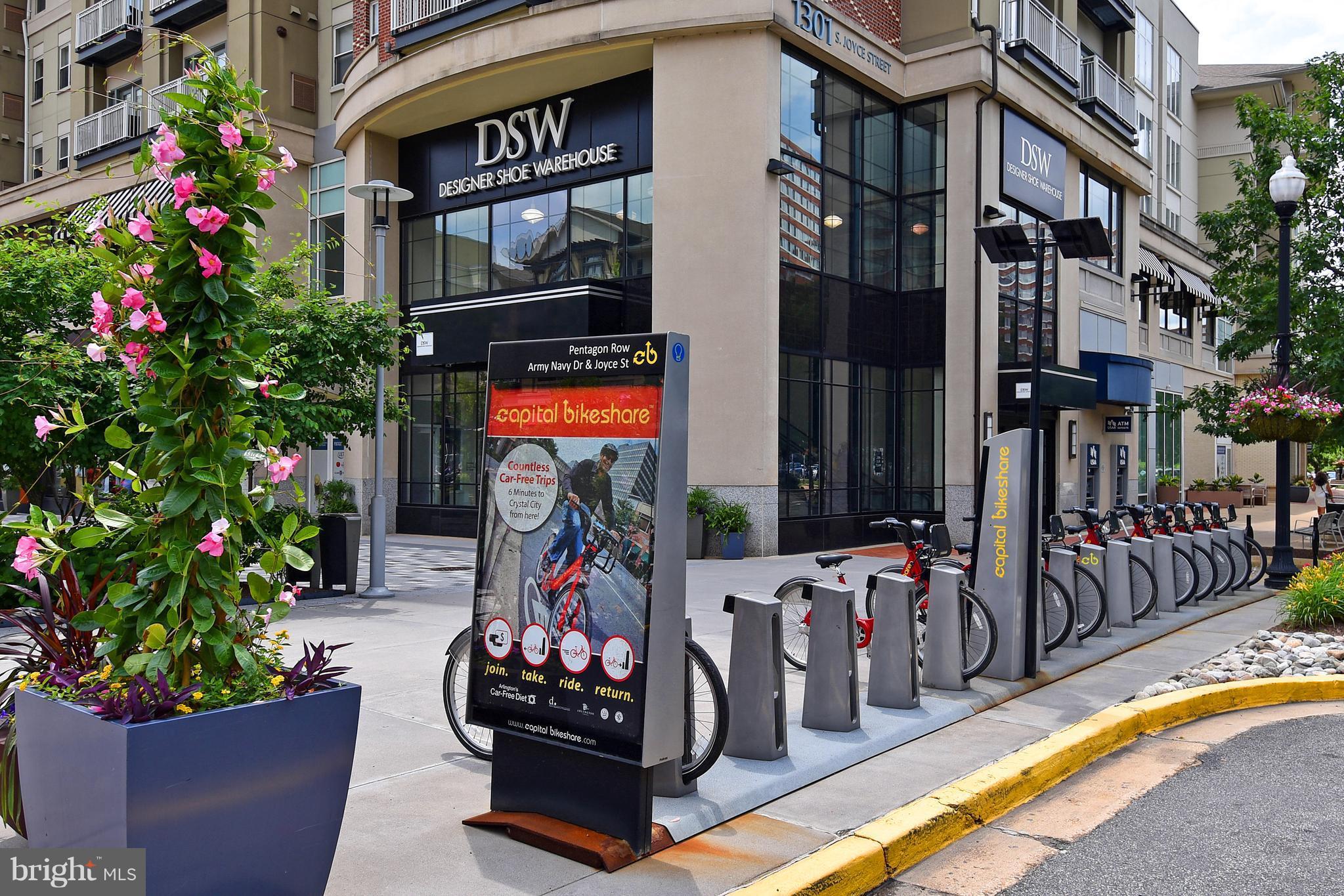 1200 South Arlington Ridge Road, Unit 703 Arlington, VA 22202 - Photo 32 of 38 Pentagon Row Bikeshare