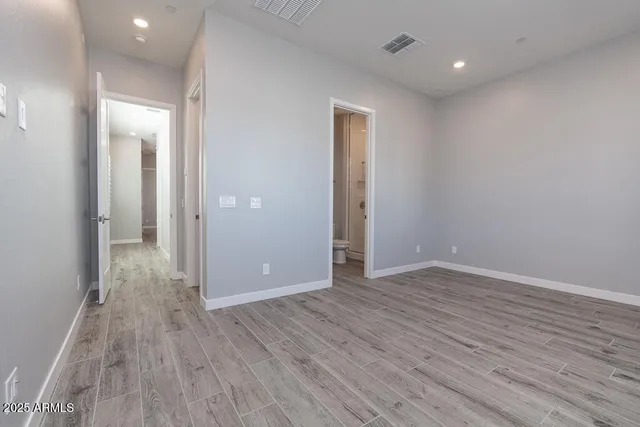 wooden floor in an empty room with wooden floor