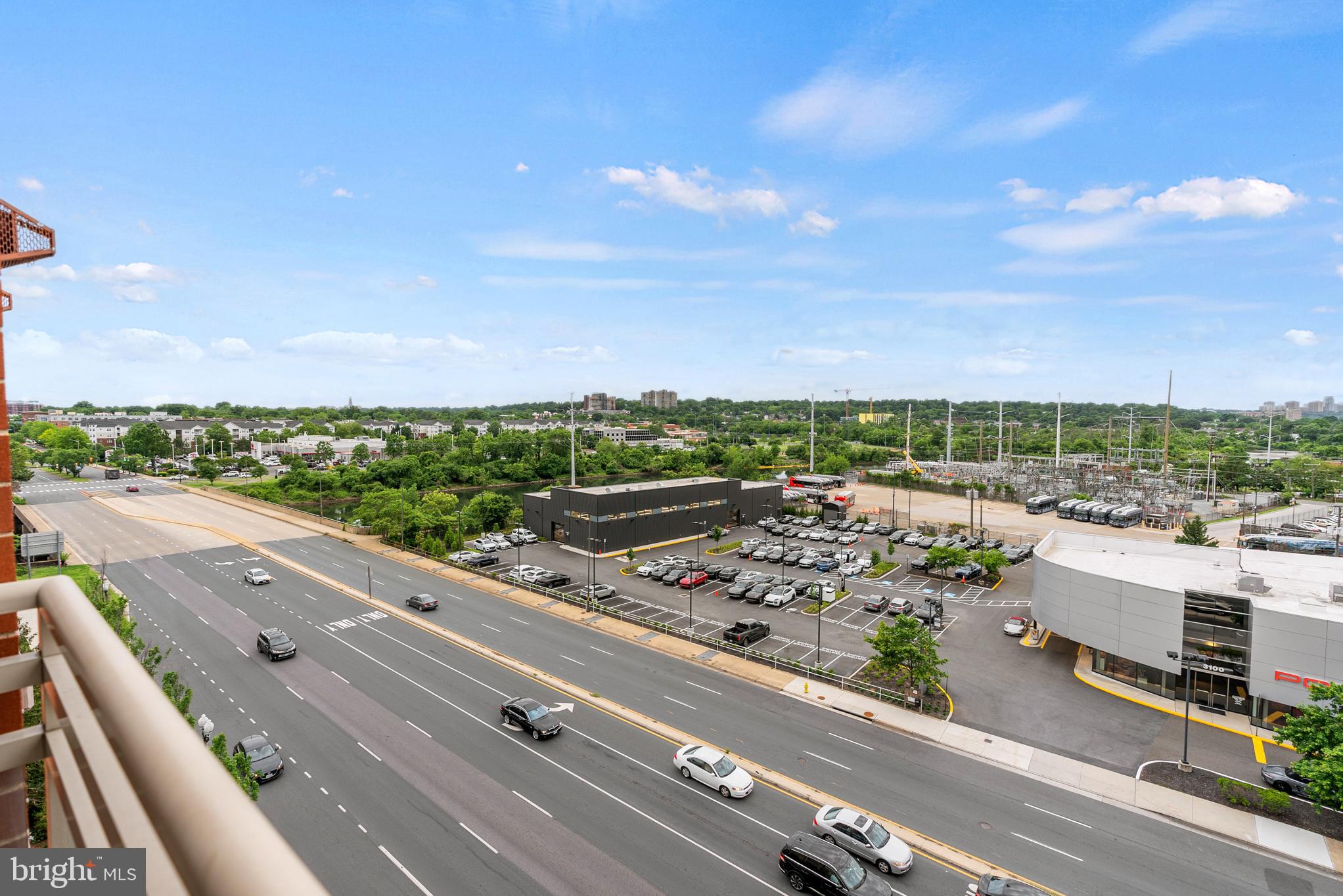 3600 South Glebe Road, Unit 605W Arlington, VA 22202 - Photo 27 of 36 a view of a city from a balcony