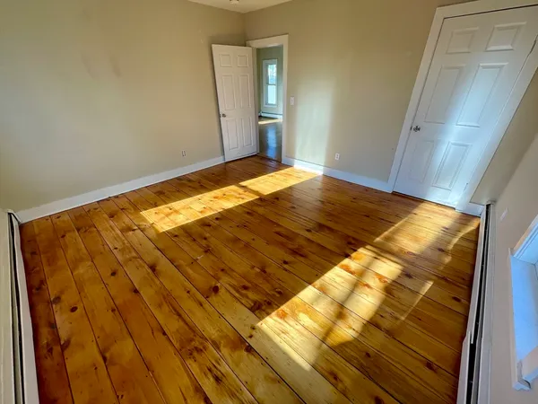 a view of wooden floor