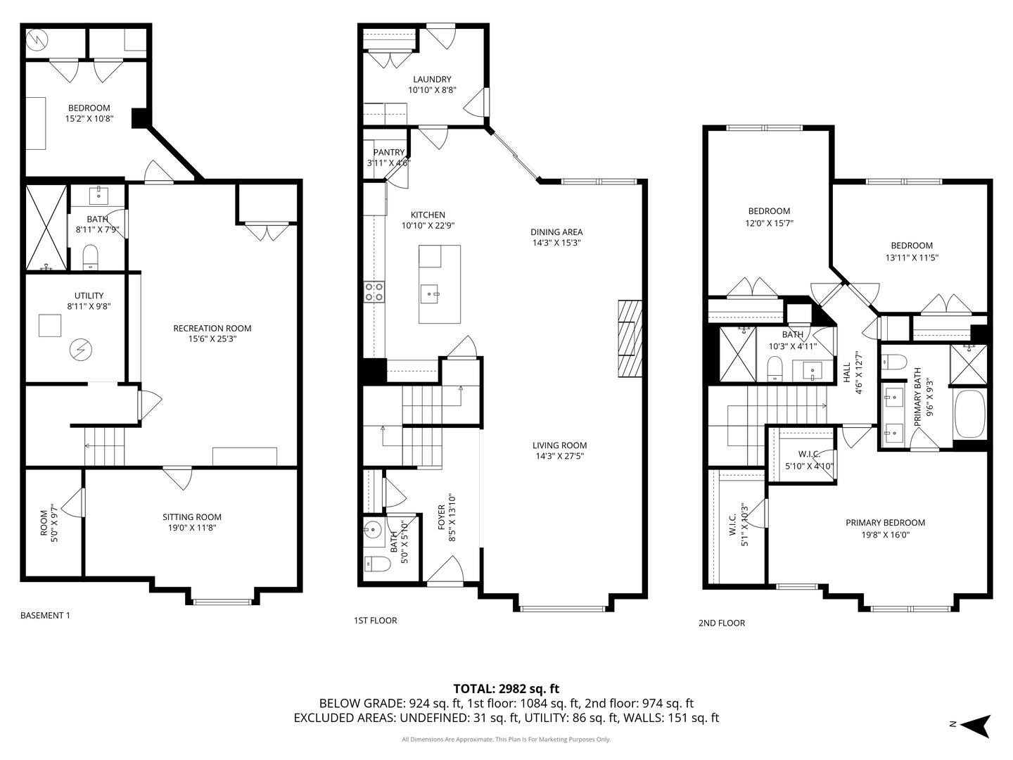 1772 Lancaster Way Northbrook, IL 60062 - Photo 26 of 26 a picture of a floor plan