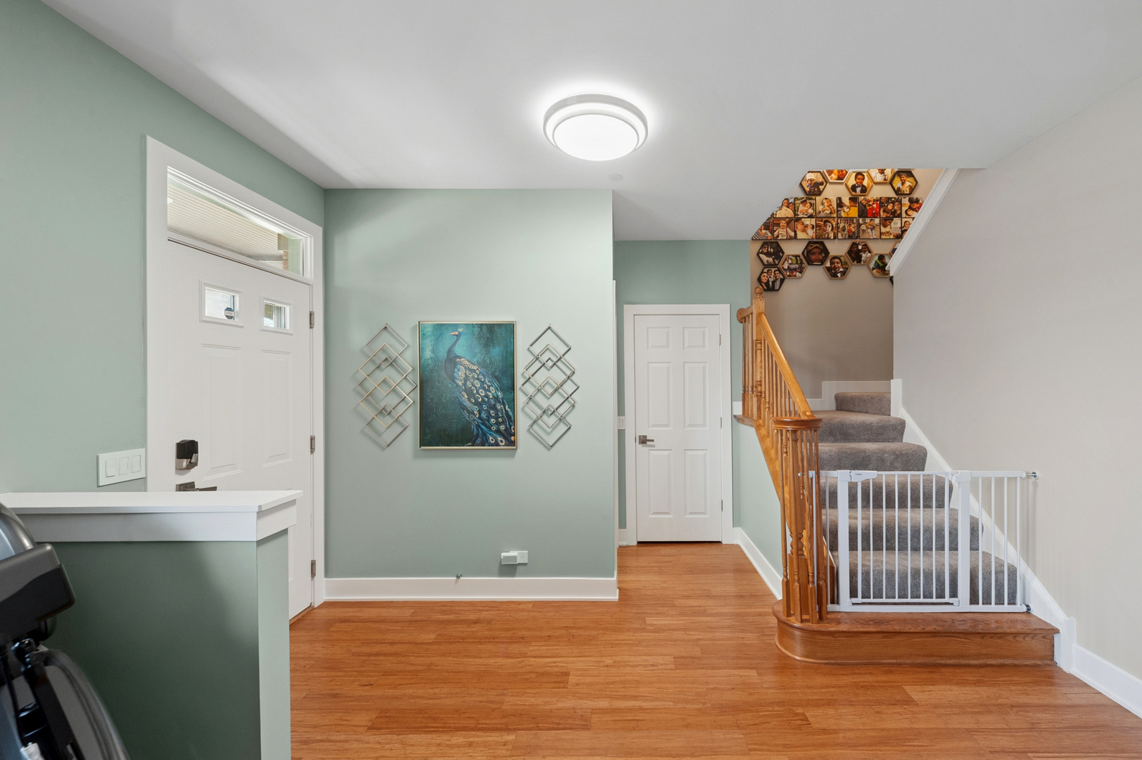 1772 Lancaster Way Northbrook, IL 60062 - Photo 7 of 26 a view of a bedroom with wooden floor and workspace