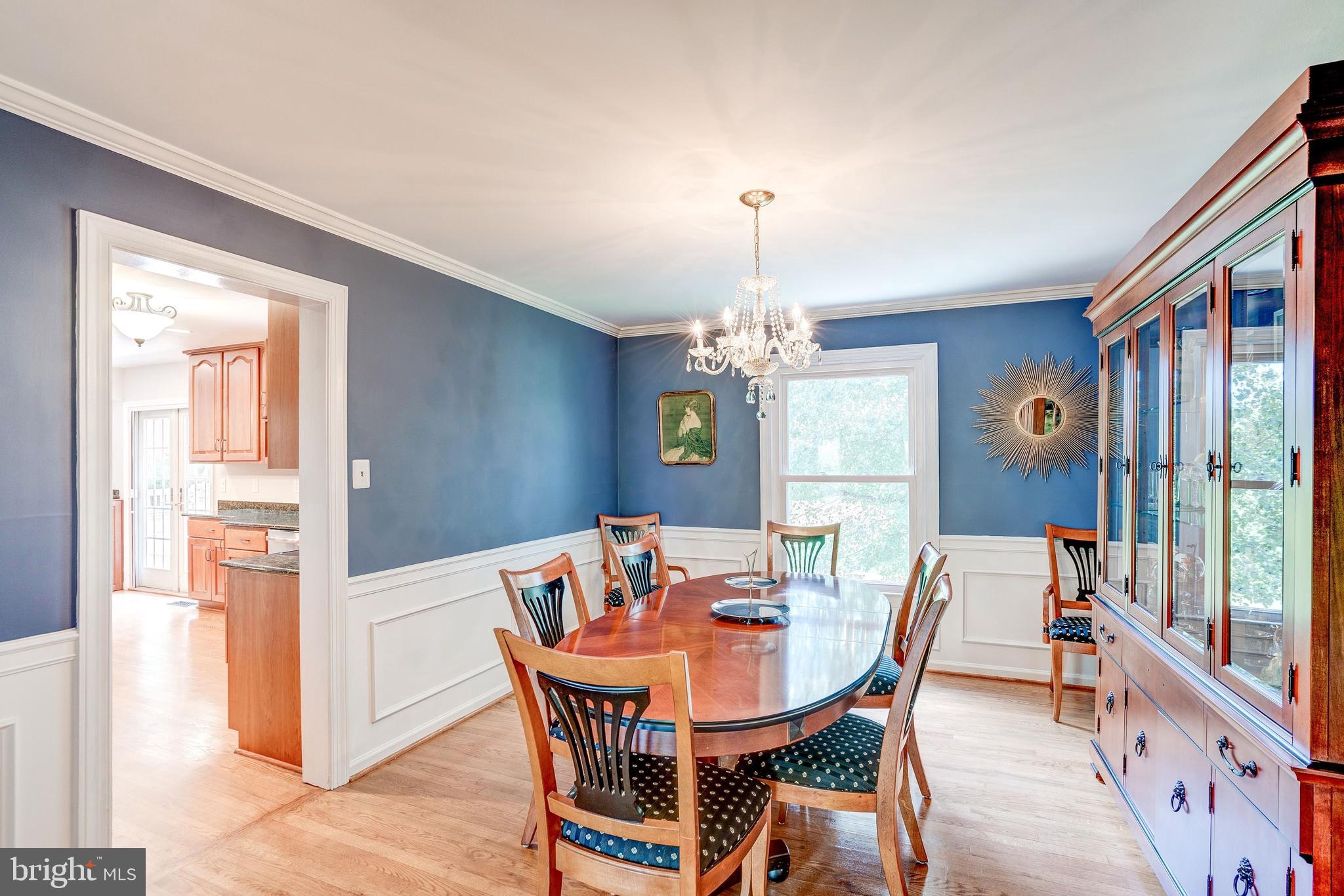 921 Riva Ridge Drive Great Falls, VA 22066 - Photo 9 of 44 traditional dining room opens to kitchen