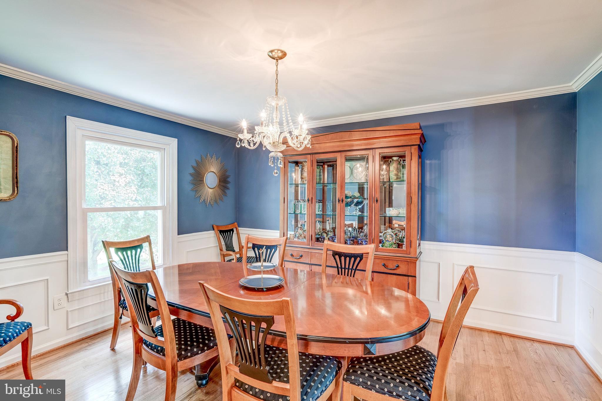 921 Riva Ridge Drive Great Falls, VA 22066 - Photo 10 of 44 wainscoting, crown molding, wood floors