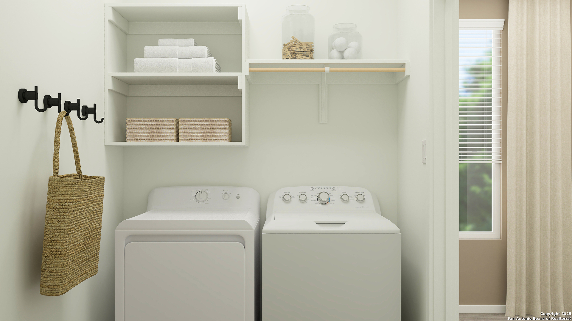 245 Inyo Street New Braunfels, TX 78130 - Photo 28 of 28 a utility room with dryer and washer