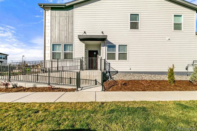 a view of a house with a patio