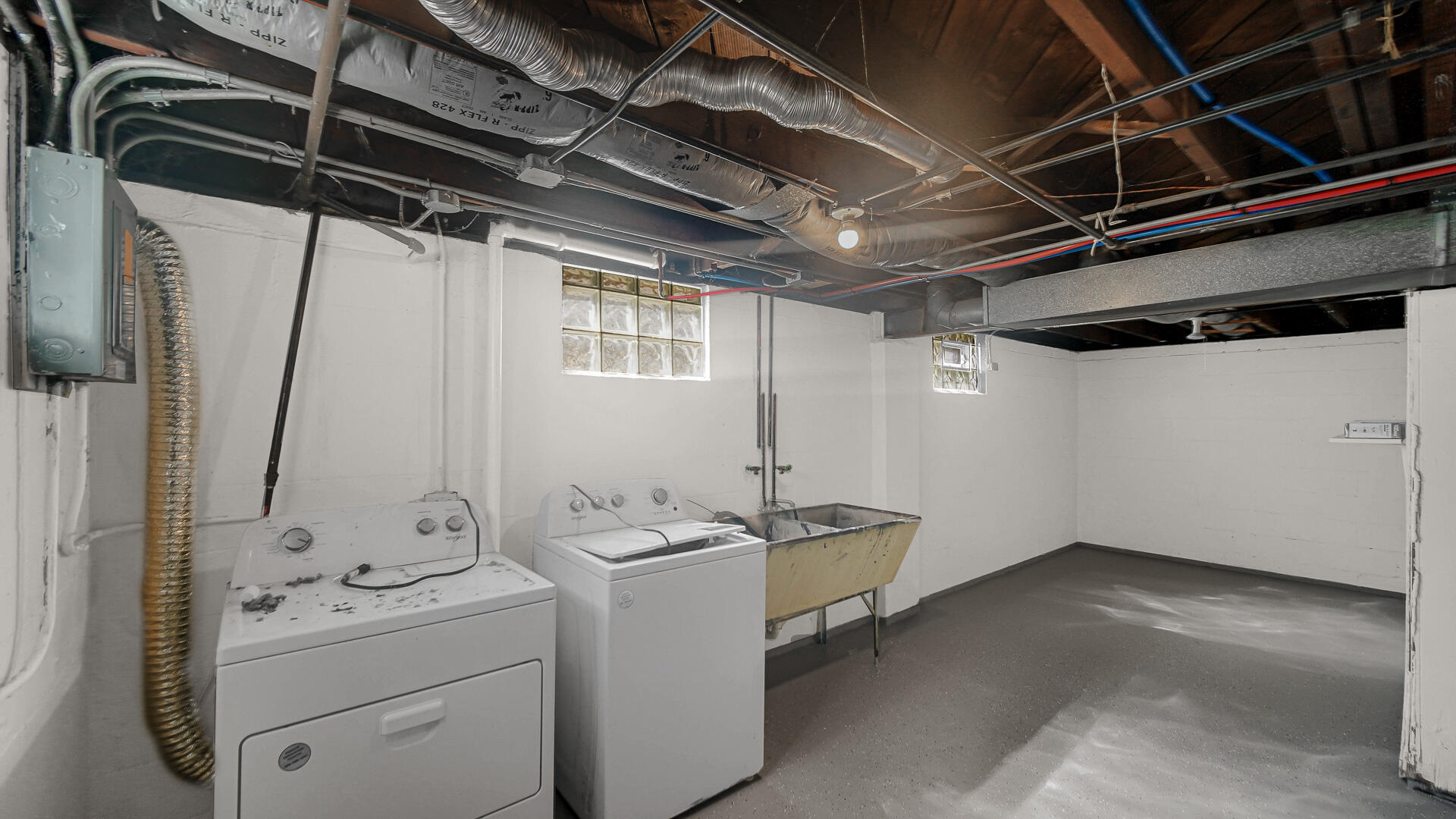 6723 Baring Avenue Hammond, IN 46324 - Photo 17 of 23 a view of storage and utility room with washer and dryer