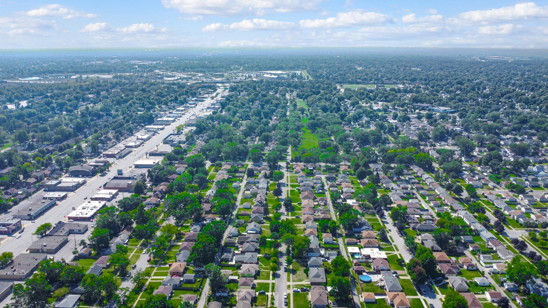 6723 Baring Avenue Hammond, IN 46324 - Photo 3 of 23 an aerial view of multiple house
