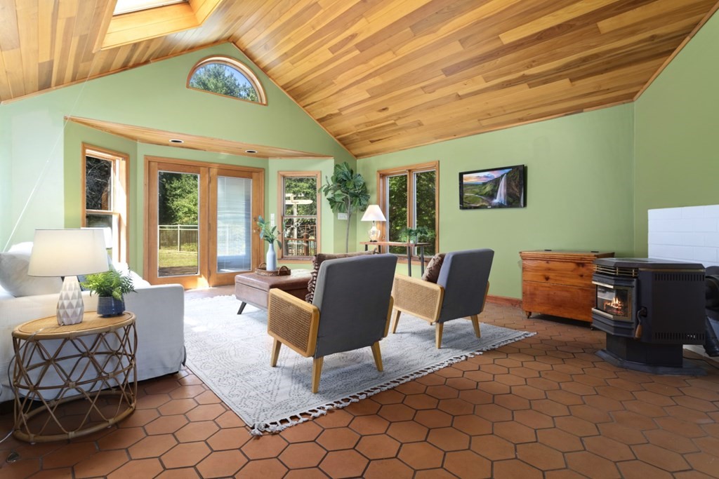 14 Woodcrest Road Boxford, MA 01921 - Photo 5 of 42 a living room with furniture and a flat screen tv