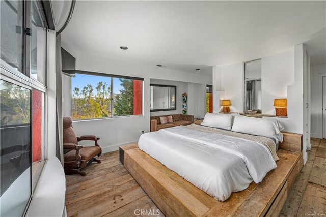 a very nice looking room with a large window