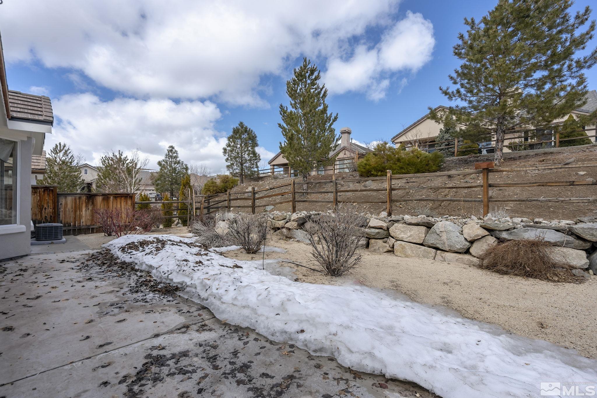 9185 Heritage Ridge Court Reno, NV 89523 - Photo 19 of 31 a view of a backyard of a house