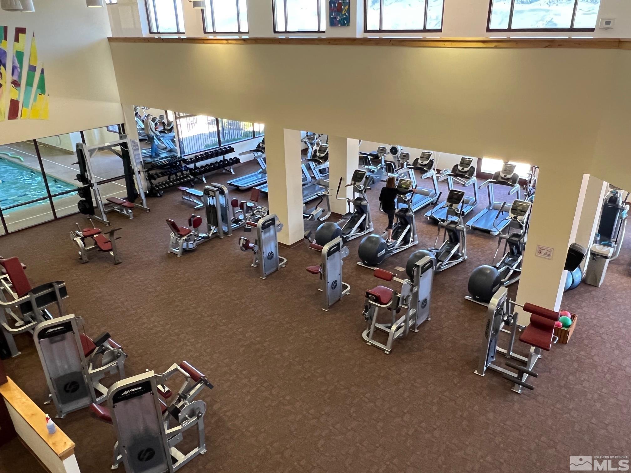 9185 Heritage Ridge Court Reno, NV 89523 - Photo 27 of 31 a view of a room with gym equipment