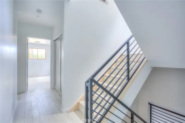 a view of a staircase