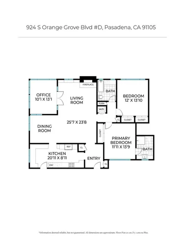 $959,000 | 924 South Orange Grove Boulevard, Unit D, Pasadena, CA 91105