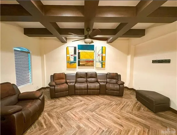 a bedroom with a bed couch and window