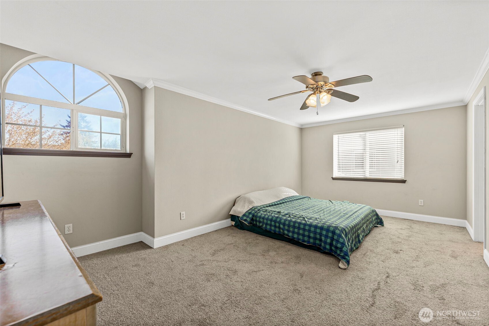 9115 Paradise View Street Yelm, WA 98597 - Photo 23 of 40 a living room with a bed furniture and a window