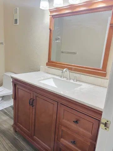 wooden floor in an empty room