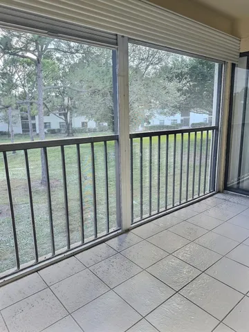 a view of a balcony