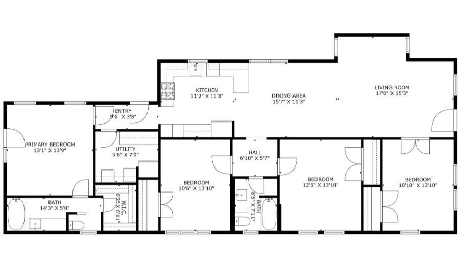 6100 Victor Street Dallas, TX 75214 - Photo 26 of 26 a picture of a floor plan