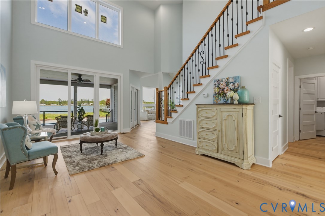 1355 Cowart Road Lottsburg, VA 22511 - Photo 14 of 65 a view of entryway livingroom and hall with wooden floor