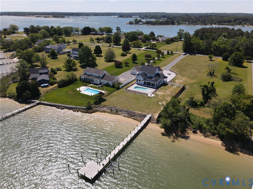 1355 Cowart Road Lottsburg, VA 22511 - Photo 5 of 65 an aerial view of a house with a yard