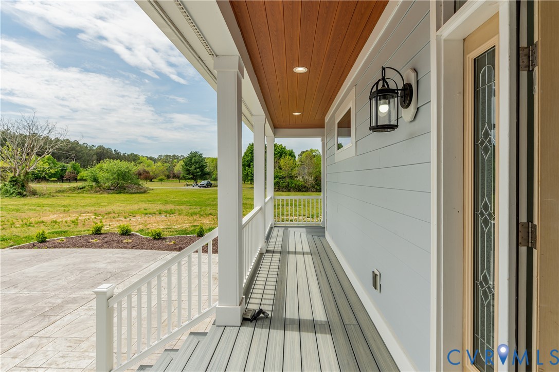 1355 Cowart Road Lottsburg, VA 22511 - Photo 9 of 65 a view of balcony with ocean view