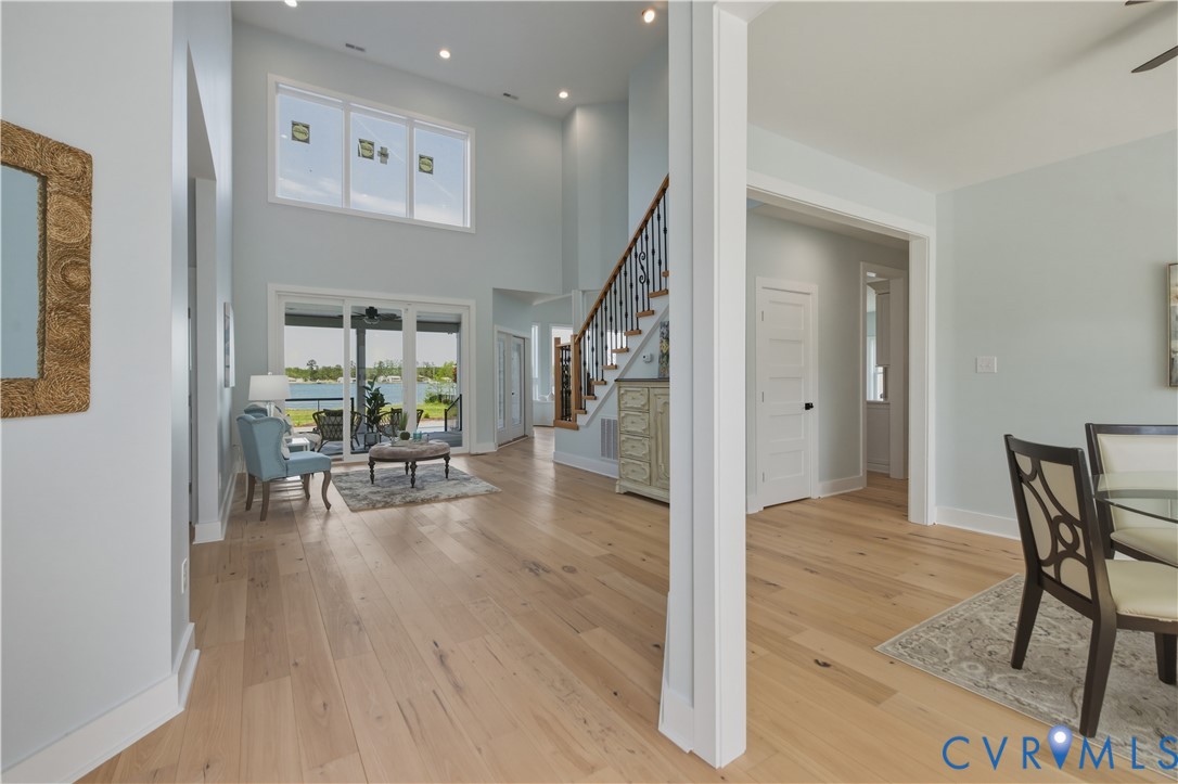 1355 Cowart Road Lottsburg, VA 22511 - Photo 10 of 65 a view of a livingroom with furniture and hardwood floor