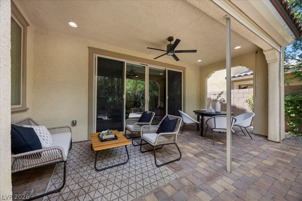 2572 Sable Ridge Street Henderson, NV 89044 - Photo 25 of 83 This home is complete with Rolladen shades that come down by a remote in the house!