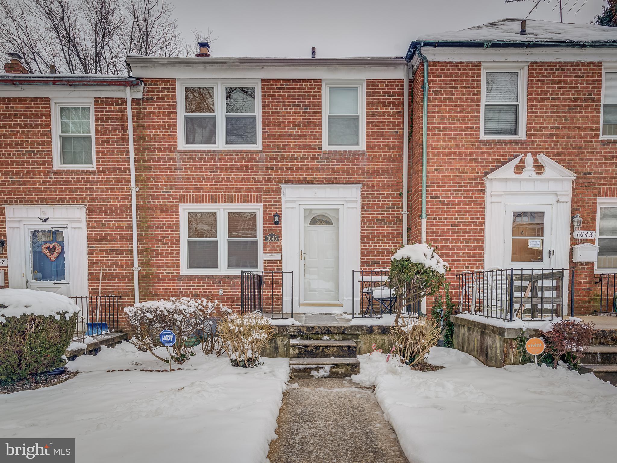 1645 Kirkwood Road Baltimore, MD 21207 - Photo 1 of 38 Front