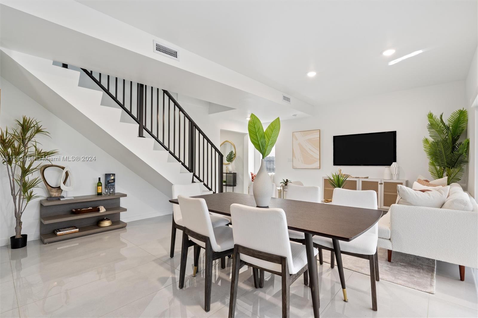 214 Northwest 13th Street Florida City, FL 33034 - Photo 31 of 31 a view of a livingroom with furniture window and wooden floor