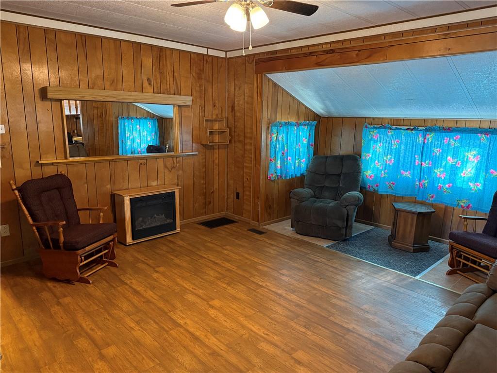 10 Spruce Lane Indiana, PA 15701 - Photo 5 of 24 18'x16' Living Room with 12'x16' Pop Out Room & Electric Fireplace