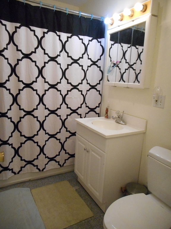 40 Carlton Street, Unit 10 Brookline, MA 02446 - Photo 3 of 11 a white toilet sitting next to a white sink