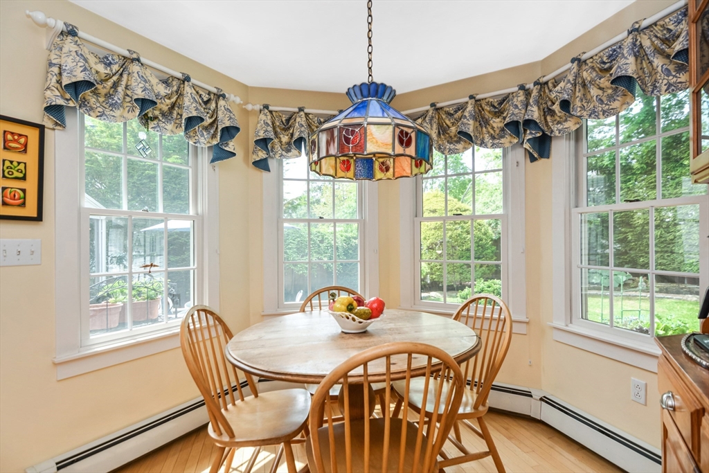 21 Stevens Road Needham, MA 02492 - Photo 7 of 26 a view of a dining room with furniture window and outside view