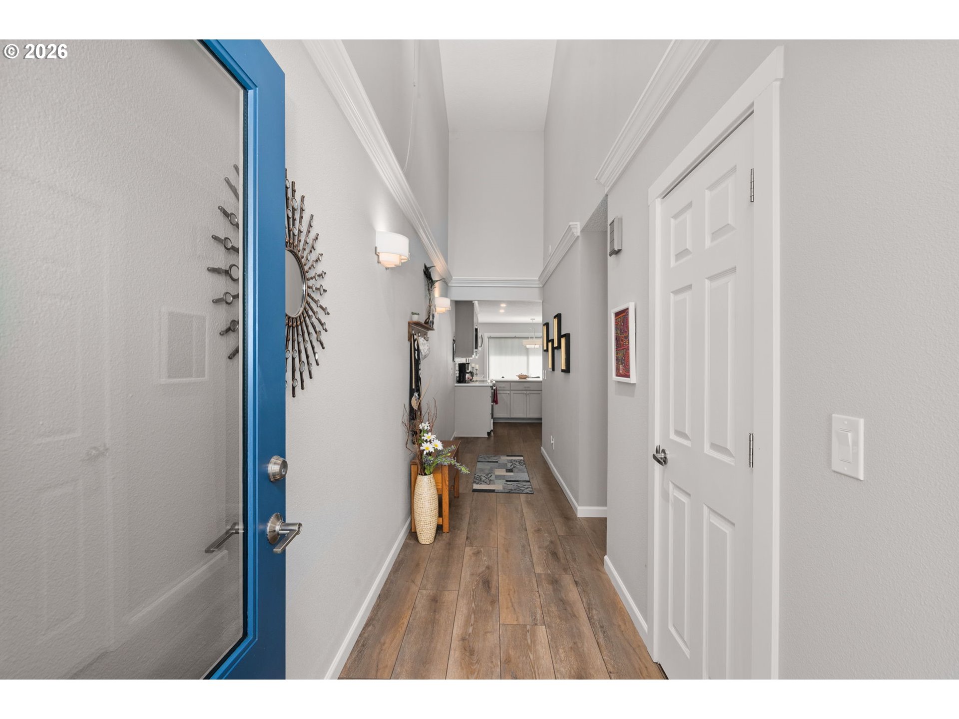 1200 Northeast Territorial Road, Unit 12 Canby, OR 97013 - Photo 3 of 38 a view of a hallway with a white walls