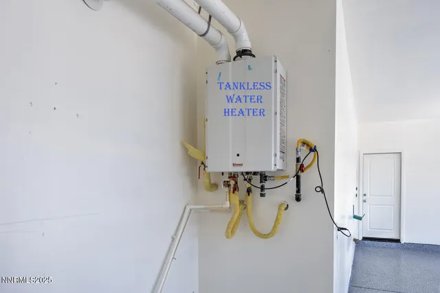 an view of water heater room