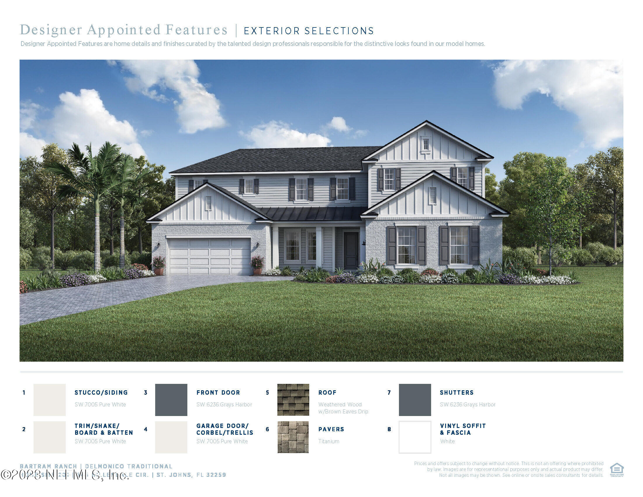 545 Hillendale Circle St. Johns, FL 32259 - Photo 2 of 24 2023740 Bartram Ranch_201_Delmonico_Trad