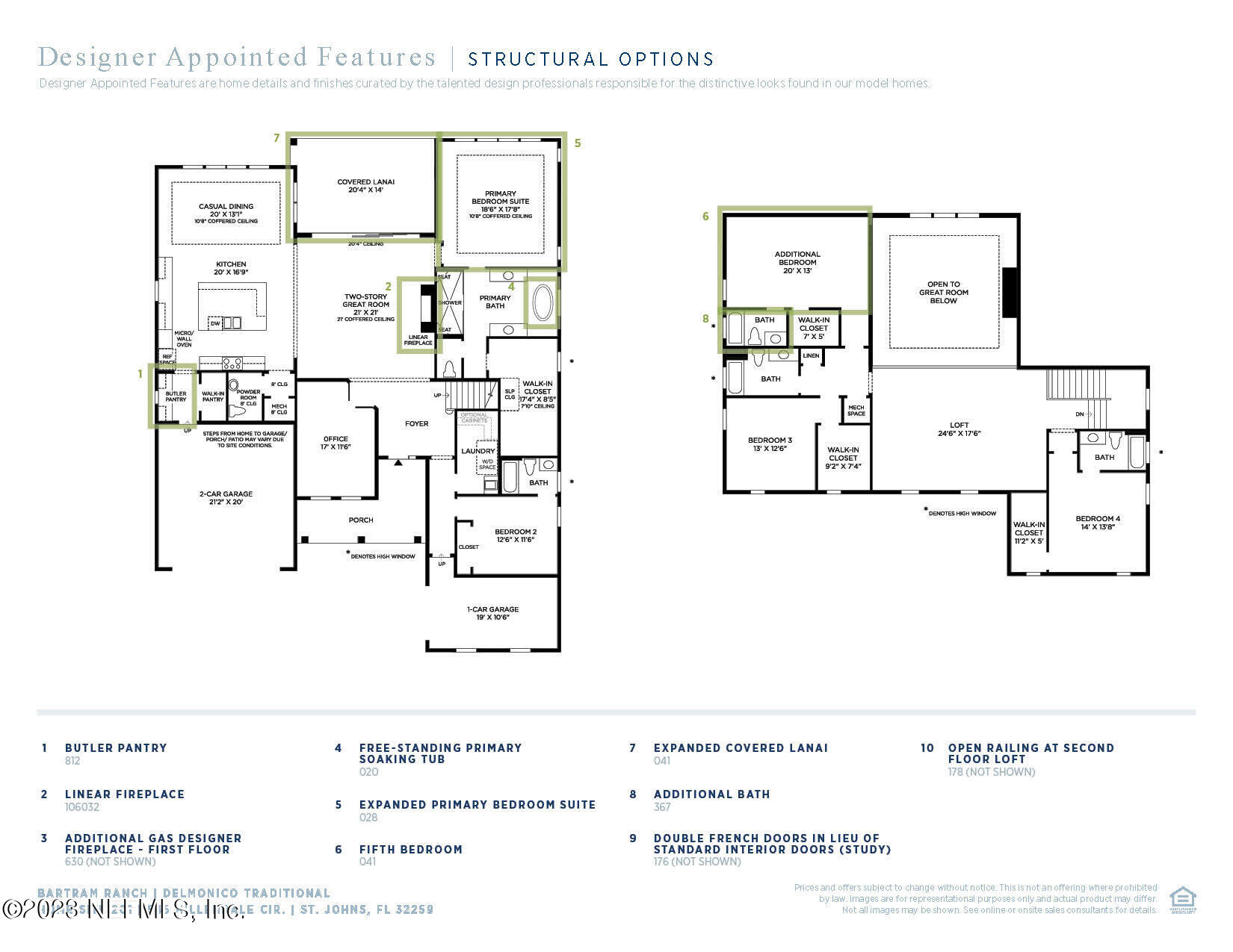 545 Hillendale Circle St. Johns, FL 32259 - Photo 3 of 24 2023740 Bartram Ranch_201_Delmonico_Trad