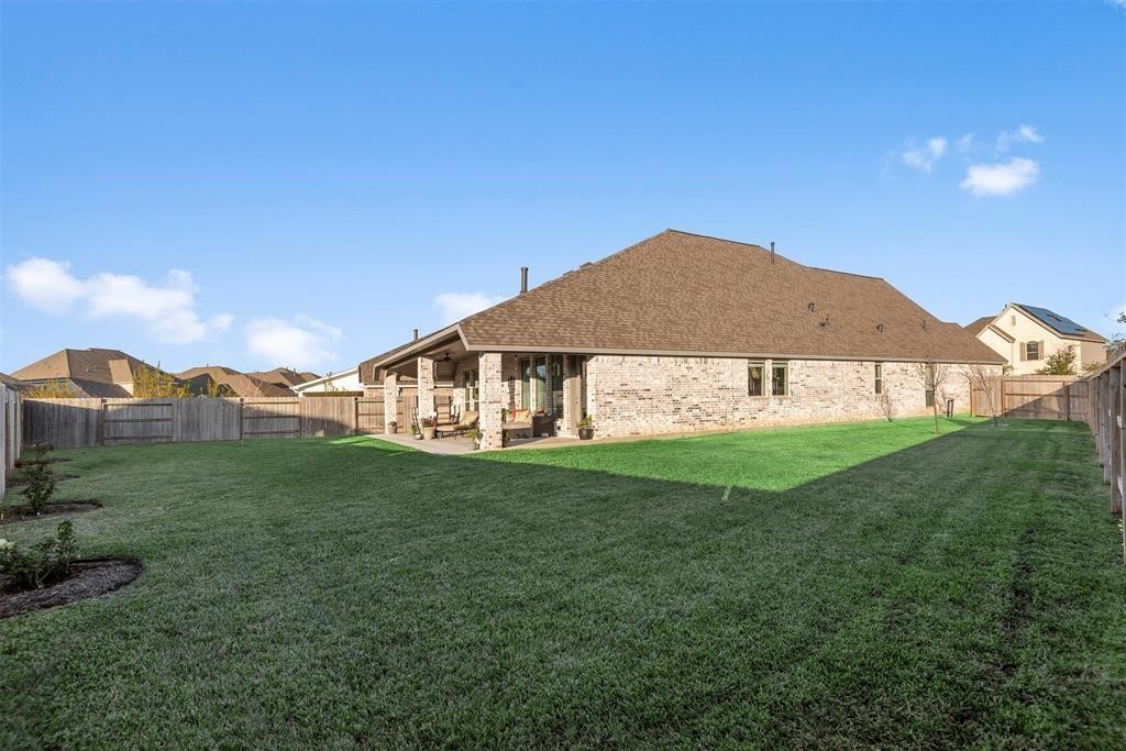 28196 Knight Peak Drive Spring, TX 77386 - Photo 28 of 31 a view of a house with a big yard