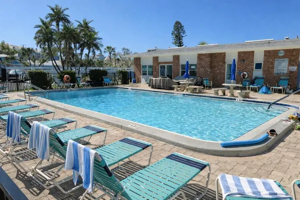 a view of outdoor space with seating area and furniture